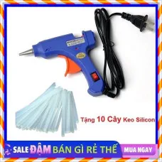 [Giá hủy diệt] Dụng cụ bắn keo nến nhỏ - 20W, bắn keo mini tặng 10 cây keo nến