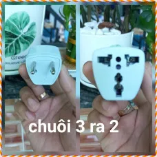 Phích 2 chân ra 3 chân, phích nối đa năng