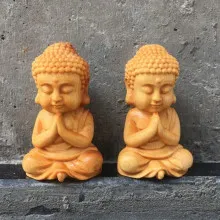 [Rẻ vô địch] TƯỢNG GỖ PHẬT TỔ BỔN SƯ A DI ĐÀ NHỎ - TỜ CÚNG - PHỤ KIỆN Ô TÔ