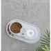 Bát đựng thức ăn tự động cho chó mèo, bát ăn đôi cho chó mèo cao cấp - Phụ kiện thú cưng