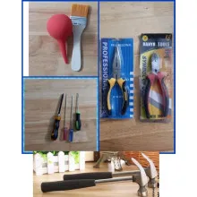 Bộ đồ nghề nạp mực máy in vừa đủ giá rẻ 9 món + Búa cho anh em kỹ thuật