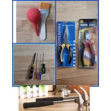 Bộ đồ nghề nạp mực máy in vừa đủ giá rẻ 9 món + Búa cho anh em kỹ thuật