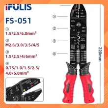 KÌM BẤM COS TUỐT DÂY ĐA NĂNG MÀU ĐỎ FS-051