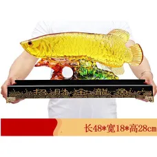 Tượng cá Rồng Ngọc phong thuỷ size Khổng lồ 48x28x18 - biểu tượng của sự may mắn, thịnh vượng, thành công