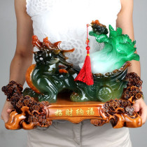 TƯỢNG PHONG THỦY TỲ HƯU KÉO BẮP CẢI KÍCH THƯỚC 30x15x27CM