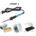 ☘️Mỏ hàn thiếc màu xanh điều chỉnh nhiệt độ  60W, Tay hàn nhiệt 936+ Nhựa thông + Thiếc + Mũi hàn + Đế gác + Bọt biển