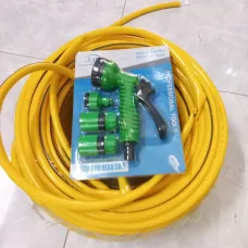 ☘️Trọn bộ vòi tưới cây đa năng rửa xe 5,10,15,20 mét màu xanh lá