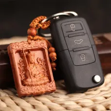 ☘️Móc khóa Địa Tạng Vường Bồ Tát đem lại sự bình an và an yên cho cánh tài xế ô tô xe máy P-3.12.1