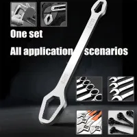 ????Cờ lê vạn năng tự siết hai đầu Cờ lê torx đa chức năng 8-22mm K1-1.1