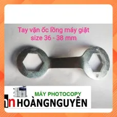 ☘️Tay vặn ốc lồng máy giặt ( khóa tròng mở tháo tán lồng MG ) lục giác 36-38mm V-1.5