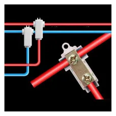 ????Cút nối dây điện 2 ốc chữ T phân nhánh chịu tải cao cho dây 0.5-6mm2,