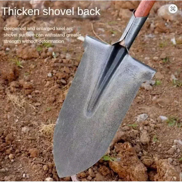 Xẻng Đào Cây Bằng Thép Mangan Dày – Dụng Cụ Nông Nghiệp Đa Năng Ngoài Trời